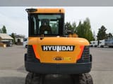 2021 Hyundai HX55 mini excavator, rear view