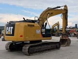 2016 Caterpillar 320EL crawler excavator, rear three-quarter view
