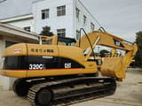 Caterpillar 320CL Raupenbagger, Ansicht von hinten-dreiviertel