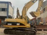 2018 Caterpillar 320CL crawler excavator, side profile view