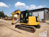 2015 Caterpillar 308E2CR crawler excavator, rear three-quarter view