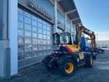 2024 JCB Hydradig Pro wheel excavator, rear three-quarter view