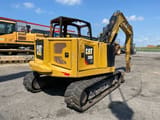 2019 Caterpillar 308 CR crawler excavator, rear three-quarter view