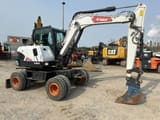 2022 Bobcat E57W wheel excavator, side view