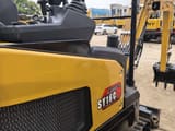 Sany SY16C mini excavator operator station view