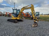 2005 Komatsu PC50MR-2 mini excavator, side view