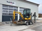 2018 Komatsu PC16R-3HS mini excavator side view
