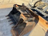 2022 Doosan DX50Z-7 mini excavator bucket and attachment detail