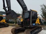 2025 Volvo EC140 crawler excavator, front three-quarter view