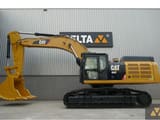 2020 Caterpillar 352F crawler excavator side view