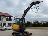2013 Volvo EC27C crawler excavator, side view with hydraulic breaker