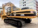 Caterpillar 330BL crawler excavator, rear three-quarter view