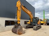 2019 Hyundai HX220L crawler excavator, front three-quarter view