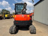 2017 Kubota U48-4 mini excavator, rear view