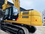 2020 Caterpillar 330D2 crawler excavator, rear three-quarter view