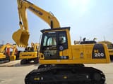 2024 Komatsu PC200-8 crawler excavator, side profile view