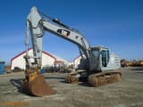 2014 Caterpillar 329EL crawler excavator, front three-quarter view