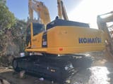 2021 Komatsu PC450-8 crawler excavator, rear three-quarter view