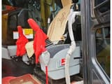 2024 Komatsu PC130 crawler excavator cab interior view