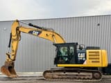 2012 Caterpillar 329E crawler excavator, side view