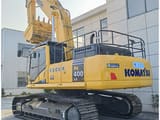2023 Komatsu PC400-7 crawler excavator, rear three-quarter view