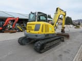 2017 Wacker Neuson EZ80 mini excavator, rear three-quarter view
