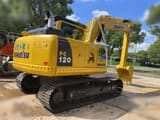 2020 Komatsu PC120-8 crawler excavator, rear three-quarter view