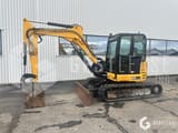 2014 JCB 85Z-1 mini excavator, side view