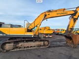 2015 Hyundai R330LC-9A crawler excavator, side profile view
