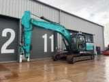 2022 Kobelco SK300LC-10E crawler excavator, side profile view