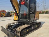 2024 Sany SY75C mini excavator, front three-quarter view