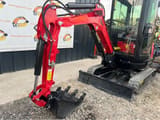 JPC HT25 mini excavator, side view