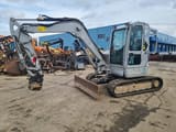 2016 Volvo ECR58D mini excavator, side view
