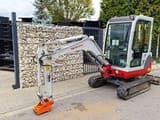 2012 Takeuchi TB219 mini excavator, side view