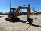 2010 CASE CX55B mini excavator, side view