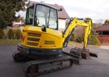 2018 Wacker Neuson EZ36 mini excavator, rear three-quarter view
