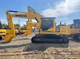 2023 Komatsu PC210LC crawler excavator, side profile view