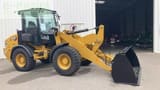 2023 Caterpillar 908 wheel loader, front three-quarter view