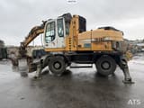 2009 Liebherr A316 LITRONIC wheel excavator side view