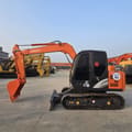 2023 Hitachi ZX70 mini excavator, side profile view