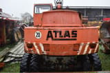 1973 Atlas 1602 wheel excavator rear view