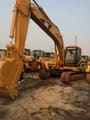 2008 Caterpillar 320B crawler excavator, front three-quarter view