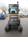 2019 Volvo ECR25D mini excavator rear view