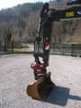 2020 Volvo ECR88D mini excavator boom and bucket detail