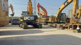 2022 JCB JS215LC crawler excavator rear view