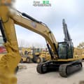 2022 Caterpillar 336GC crawler excavator, front three-quarter view