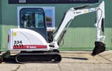 2002 Bobcat 334 mini excavator, side view