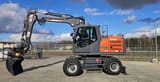 2017 Atlas 160W wheel excavator, side profile view
