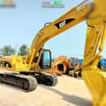 2018 Caterpillar 320C crawler excavator, side view