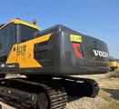 2018 Volvo EC210 crawler excavator rear three-quarter view
